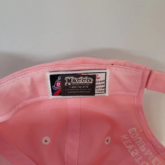 John Deere Womens Pink Baseball Cap Hat Adjustable Stag Logo - Picture 6 of 8